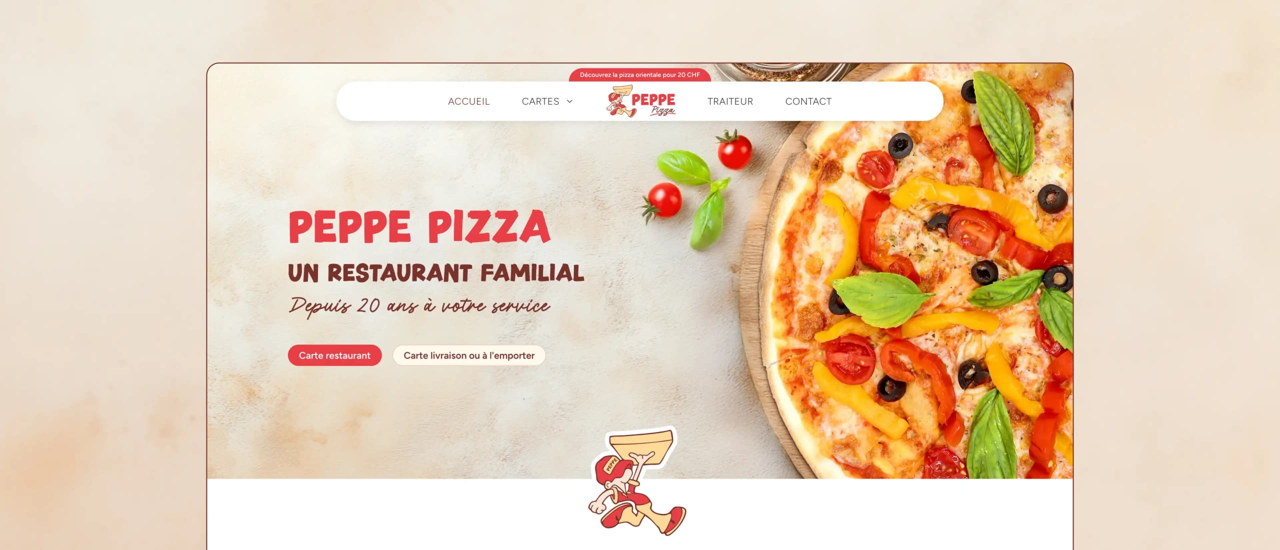 Peppe Pizza project — Thimoo