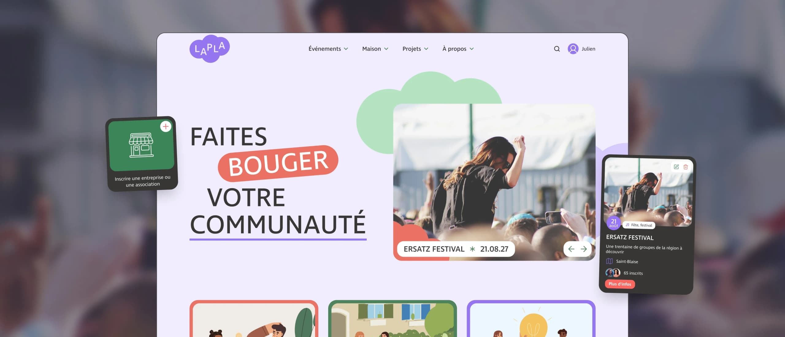 Projet de plateforme communautaire — Thimoo