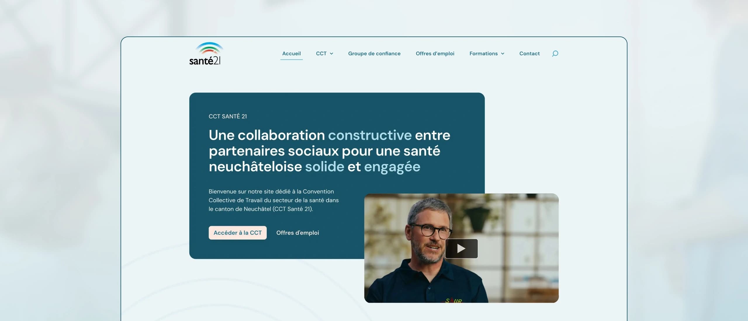 Projet CCT Santé21 — Thimoo