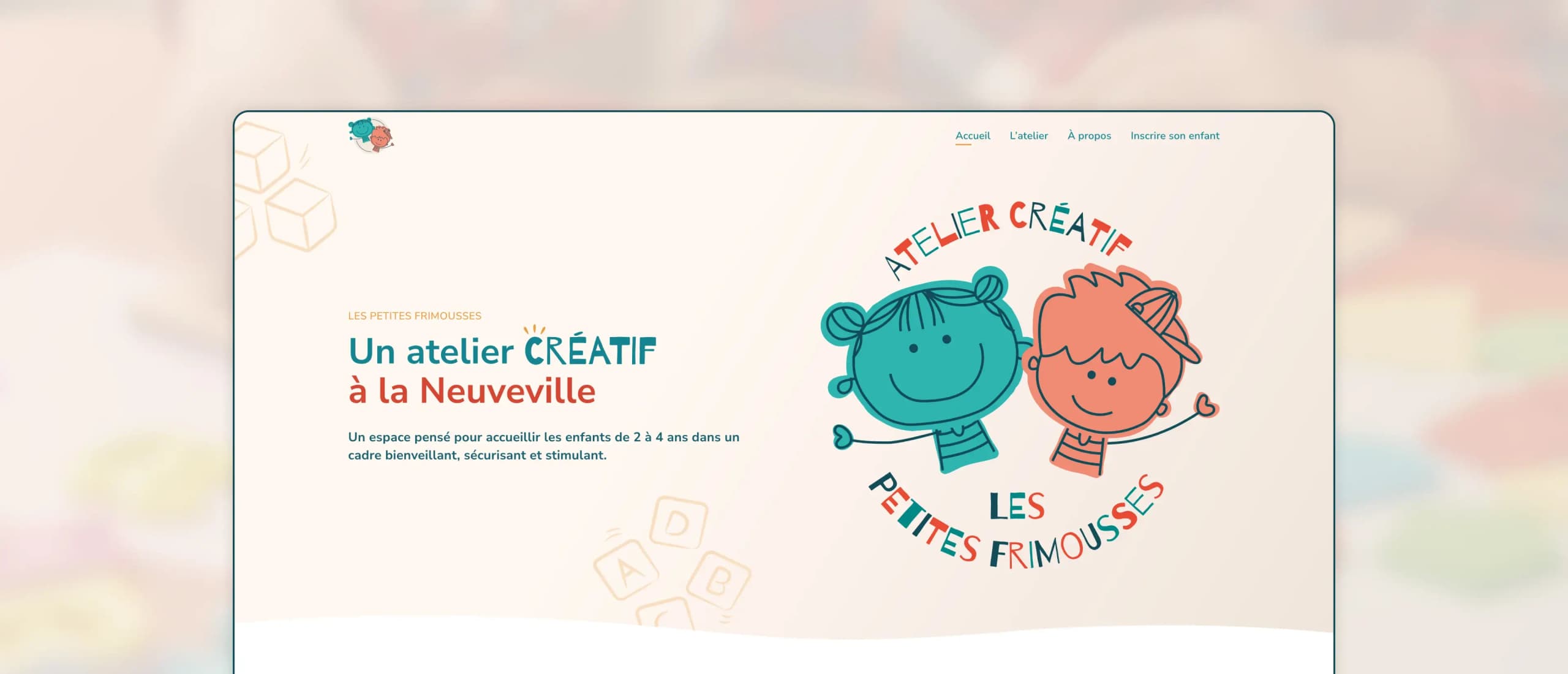 Vignette du site les petites frimousses
