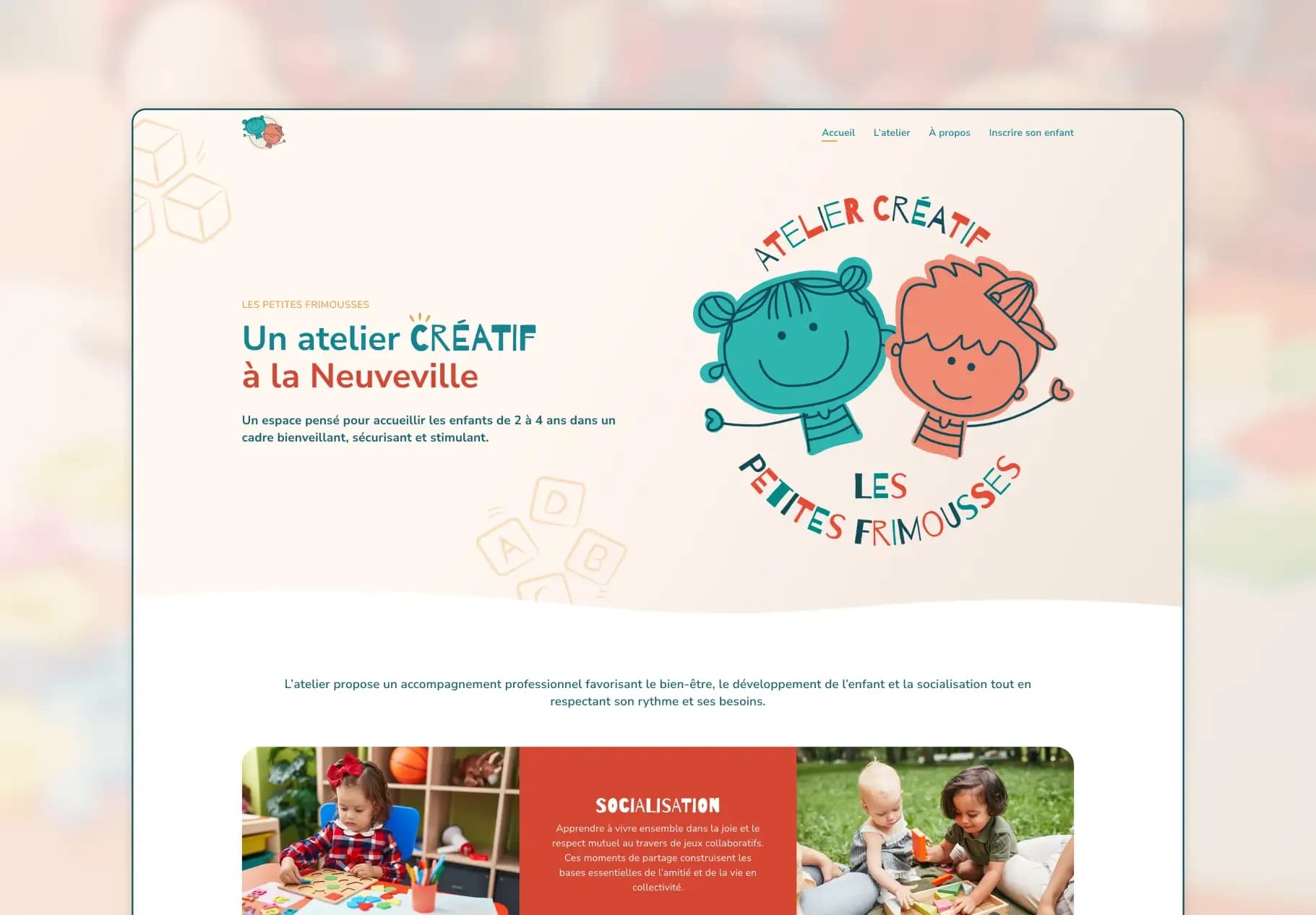 Vignette du site les petites frimousses