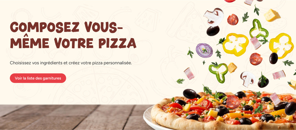 Site web & design — Peppe Pizza