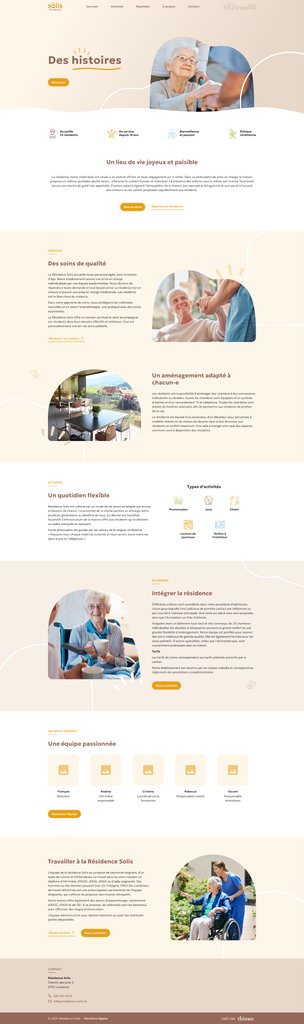 Site web — Résidence Solis & crèche Tournesol